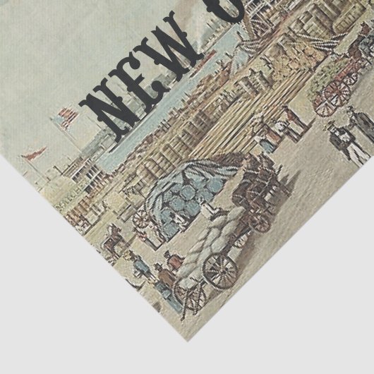 ABH New Orleans Tissuepapier (Detail)