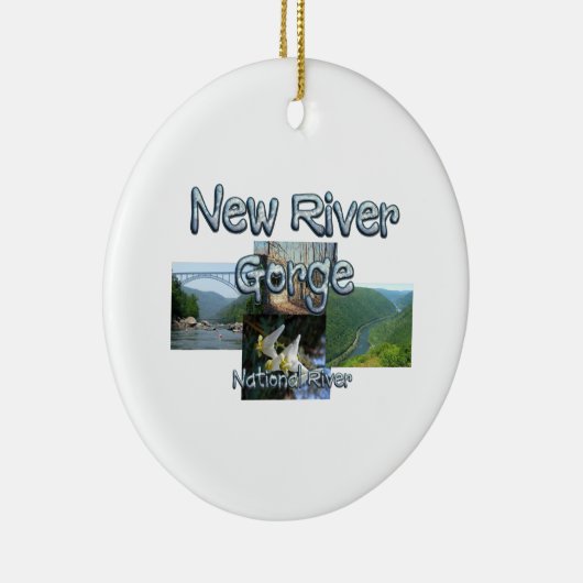 ABH New River Gorge Keramisch Ornament (Rechts)