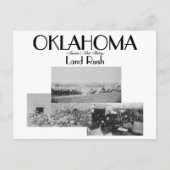 ABH Oklahoma Land Rush Briefkaart (Voorkant)
