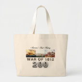 ABH Oorlog van 1812 Grote Tote Bag (Voorkant)