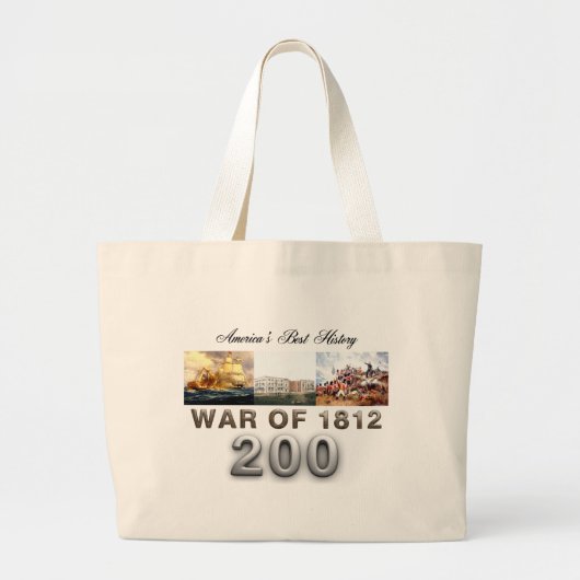 ABH Oorlog van 1812 Grote Tote Bag (Voorkant)