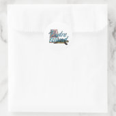 ABH Padre-eiland Ronde Sticker (Tas)