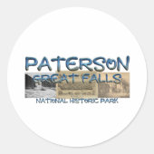 ABH Paterson Great Falls Ronde Sticker (Voorkant)