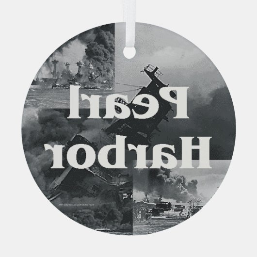 ABH Pearl Harbour Glass Ornament (Achterkant)