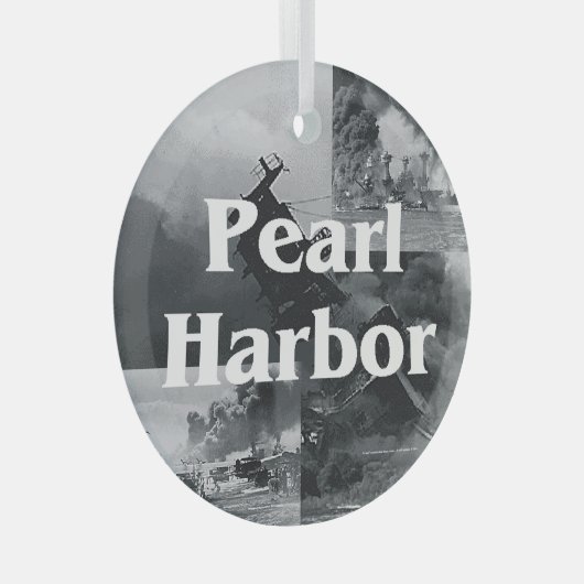ABH Pearl Harbour Glass Ornament (Voorkant Rechts)