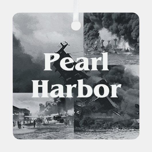 ABH Pearl Harbour Metal Ornament (Voorkant)