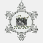 ABH Pearl Harbour Tin Sneeuwvlok Ornament (Voorkant)