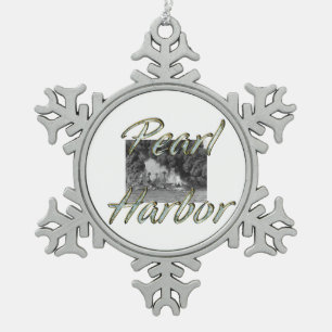 ABH Pearl Harbour Tin Sneeuwvlok Ornament
