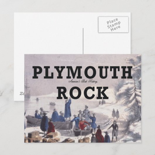 ABH Plymouth Rock Briefkaart (Voorkant / Achterkant)