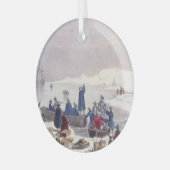 ABH Plymouth Rock Glass Ornament (Voorkant links)