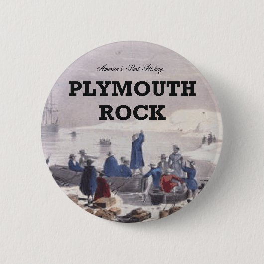 ABH Plymouth Rock Ronde Button 5,7 Cm (Voorkant)