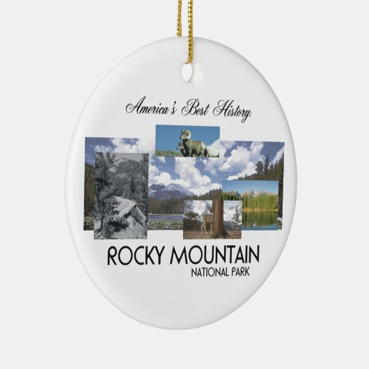 ABH Rocky Mountain NP Keramisch Ornament (Rechts)