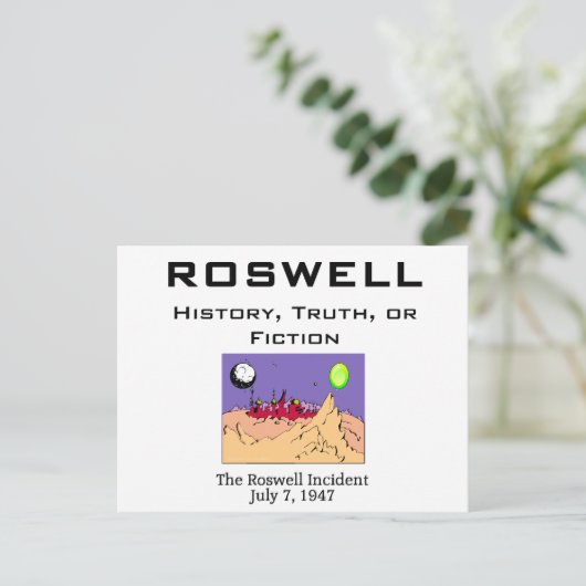 ABH Roswell Briefkaart (Staand voorkant)