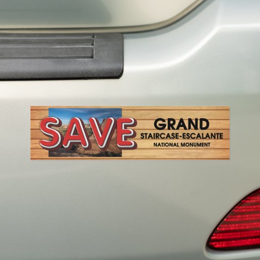 ABH Save Grand Staircase-Escalante Bumpersticker (Op auto)