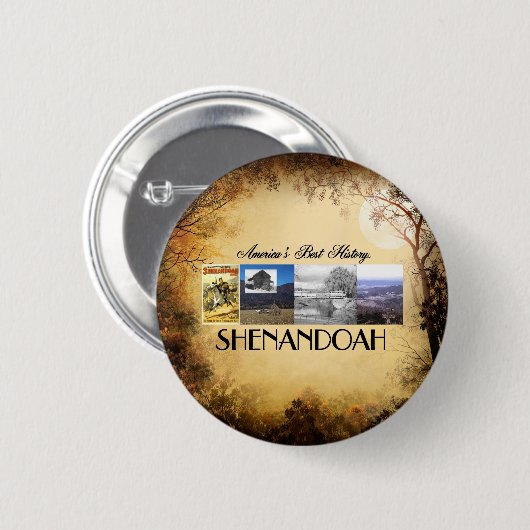 ABH Shenandoah Ronde Button 5,7 Cm (Voorkant /achterkant)