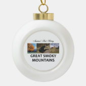 ABH Smoky Mountains Keramische Bal Ornament (Voorkant)
