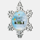 ABH St. Croix NR Tin Sneeuwvlok Ornament (Rechts)