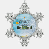 ABH St. Croix NR Tin Sneeuwvlok Ornament (Voorkant)