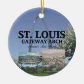 ABH St. Louis Gateway Arch Keramisch Ornament (Voorkant)