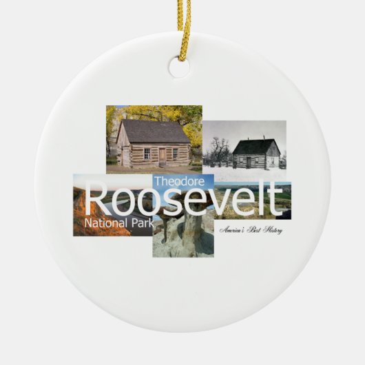 ABH Theodore Roosevelt NP Keramisch Ornament (Voorkant)