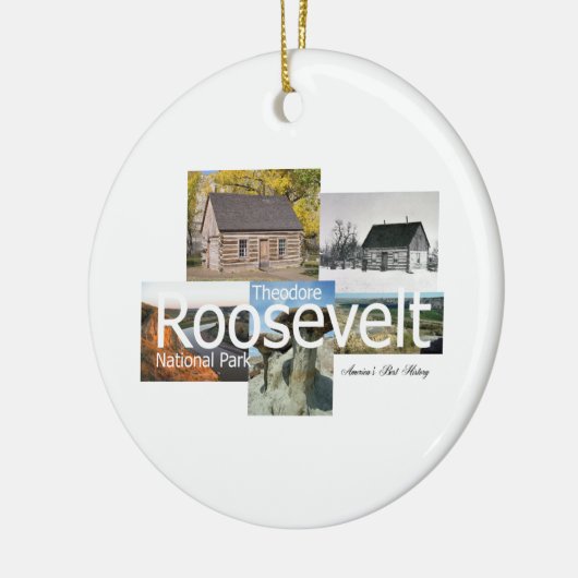 ABH Theodore Roosevelt NP Keramisch Ornament (Links)