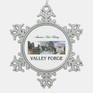 ABH Valley Forge Tin Sneeuwvlok Ornament