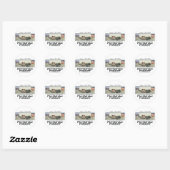 ABH Versteend bos Ronde Sticker (Vel)