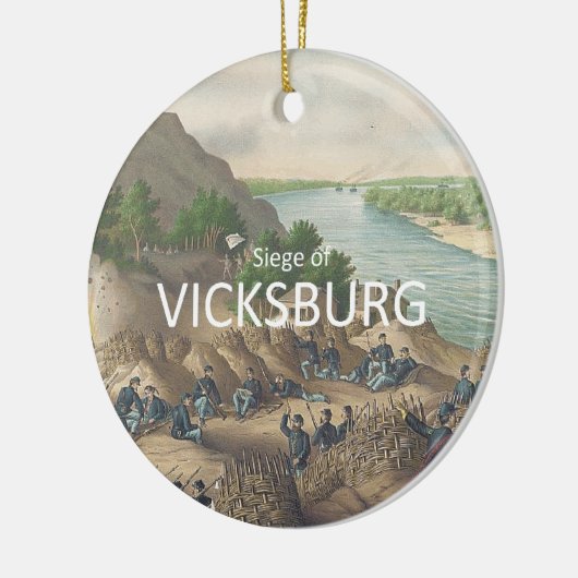 ABH Vicksburg Keramisch Ornament (Links)