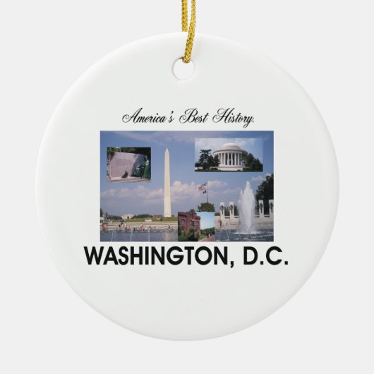 ABH Washington DC Keramisch Ornament (Voorkant)