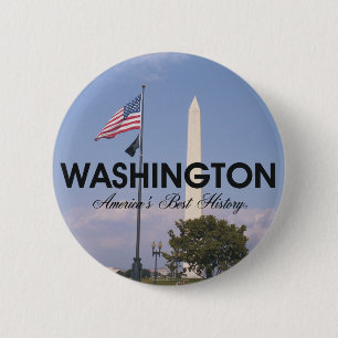 ABH Washington DC Ronde Button 5,7 Cm