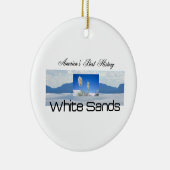 ABH White Sands Keramisch Ornament (Rechts)