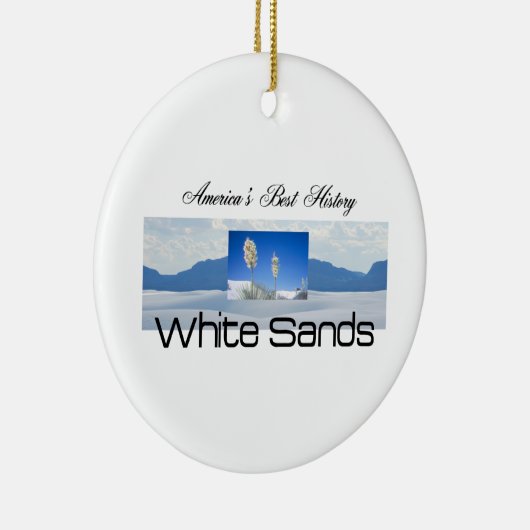 ABH White Sands Keramisch Ornament (Rechts)