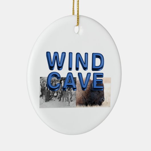 ABH Wind Cave NP Keramisch Ornament (Rechts)