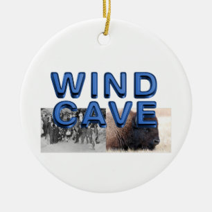 ABH Wind Cave NP Keramisch Ornament