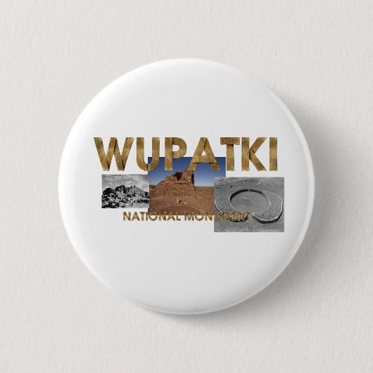 ABH Wupatki NM Knopen Ronde Button 5,7 Cm (Voorkant)