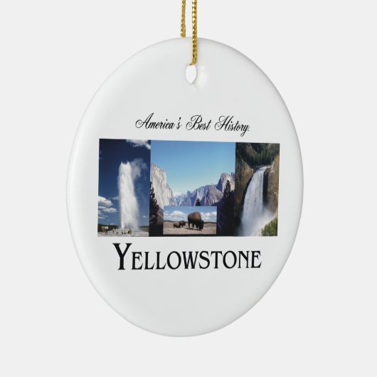 ABH Yellowstone Keramisch Ornament (Rechts)