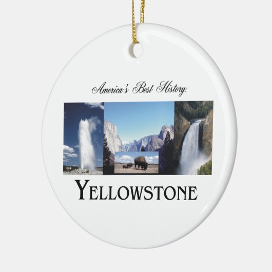 ABH Yellowstone Keramisch Ornament (Links)