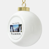 ABH Yellowstone Keramische Bal Ornament (Rechts)