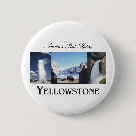 ABH Yellowstone Ronde Button 5,7 Cm (Voorkant)