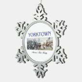 ABH Yorktown Tin Sneeuwvlok Ornament (Rechts)