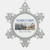 ABH Yorktown Tin Sneeuwvlok Ornament (Voorkant)