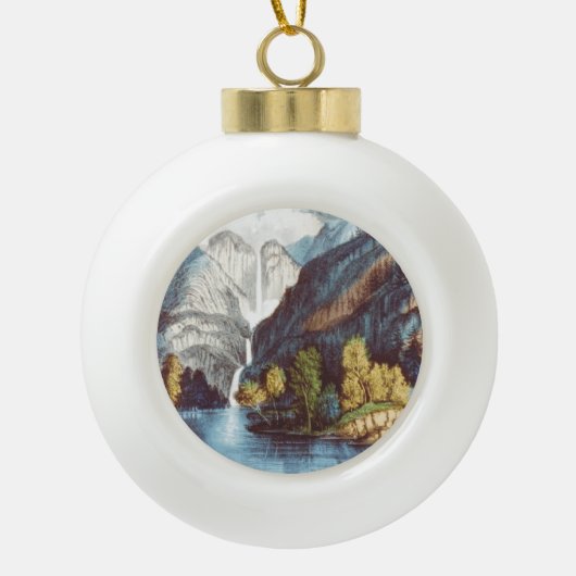 ABH Yosemite Keramische Bal Ornament (Voorkant)