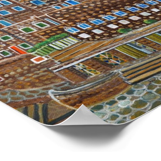 Abha, Saudi-Arabië Poster (Hoek)