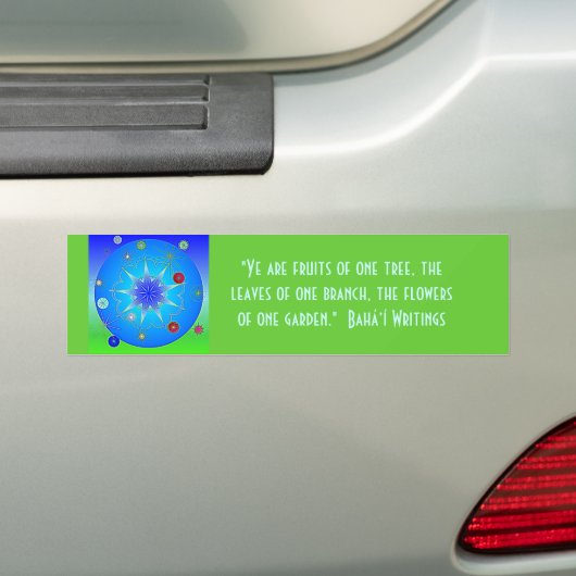 AbhaKoninkrijk31 Bumpersticker (Op auto)