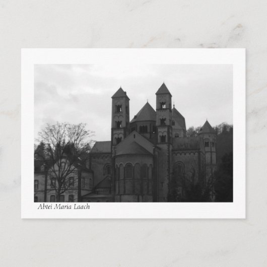 Abhtei Kloster Maria Laach in Duitsland Briefkaart (Voorkant)