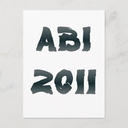 ABI 2011 BRIEFKAART (Voorkant)