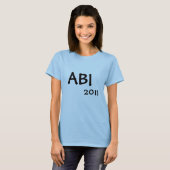 ABI 2011 T-SHIRT (Voorkant volledig)