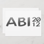 ABI 2012 KAART (Voorkant / Achterkant)