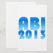 ABI 2013 BRIEFPAPIER (Voorkant / Achterkant)