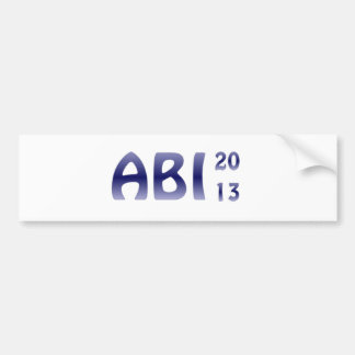 ABI 2013 BUMPERSTICKER